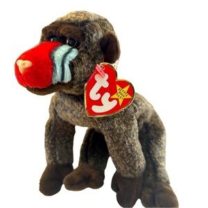 Beanie Babies CHEEKS Rare 1st Edition Collectible Tag Errors Retired PE Pellets